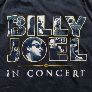 Billy Joel Band T-Shirt Men's Large Navy Blue In Concert Official Merch 2019